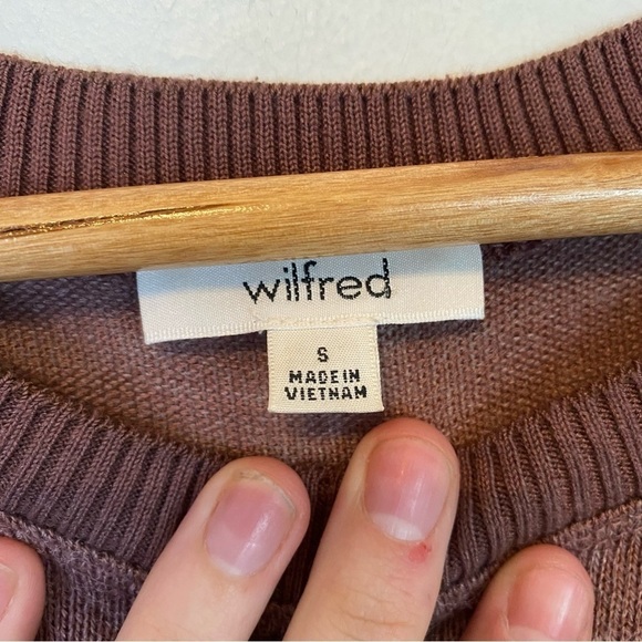 WILFRED wild berry lightweight Crewneck sweater - Picture 4 of 6